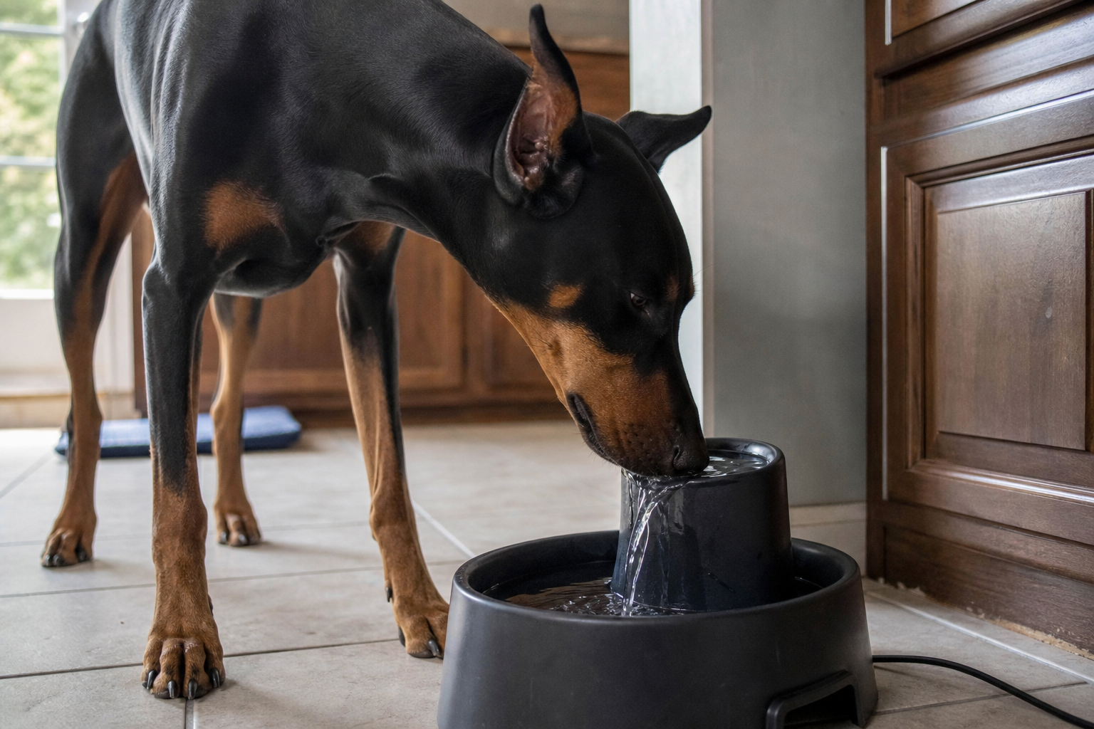 dog water fountain large breeds