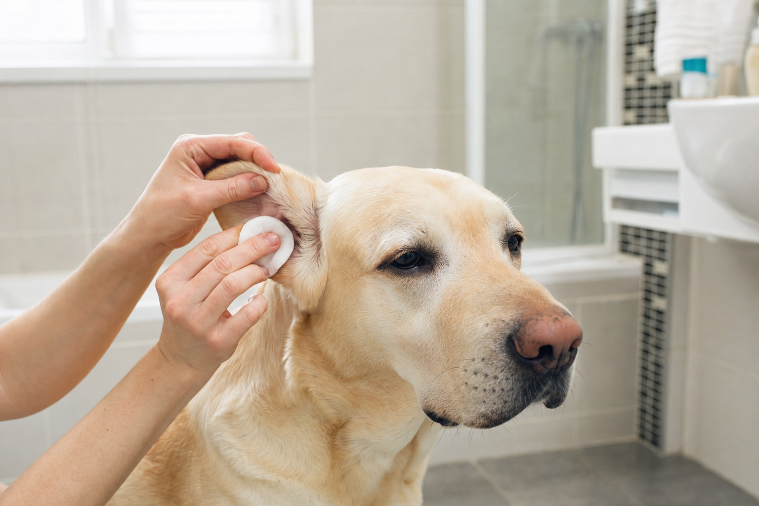 dog ear cleaner large breeds