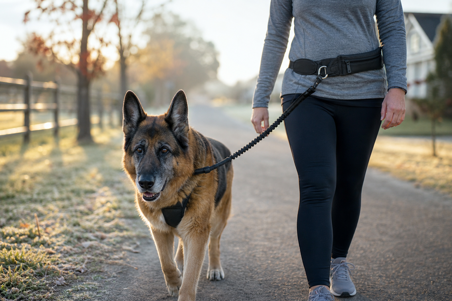 hands free dog leash large breeds