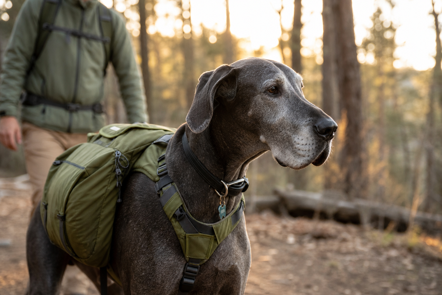 dog hiking backpack large breeds