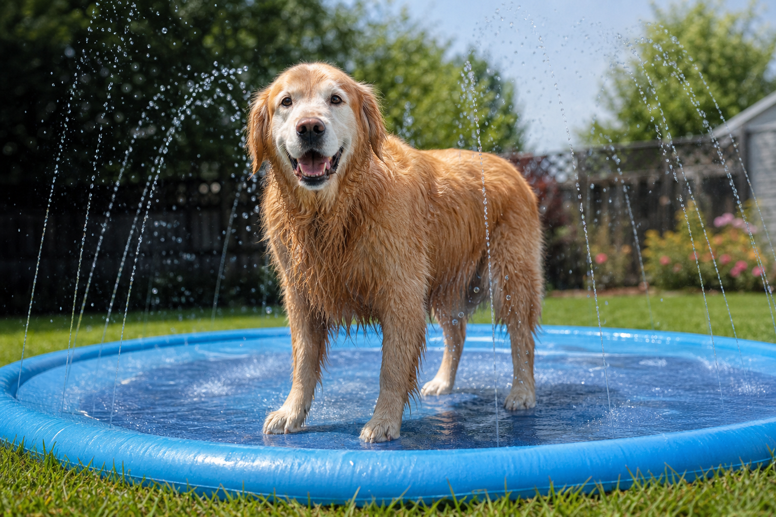 dog sprinkler toy large breeds