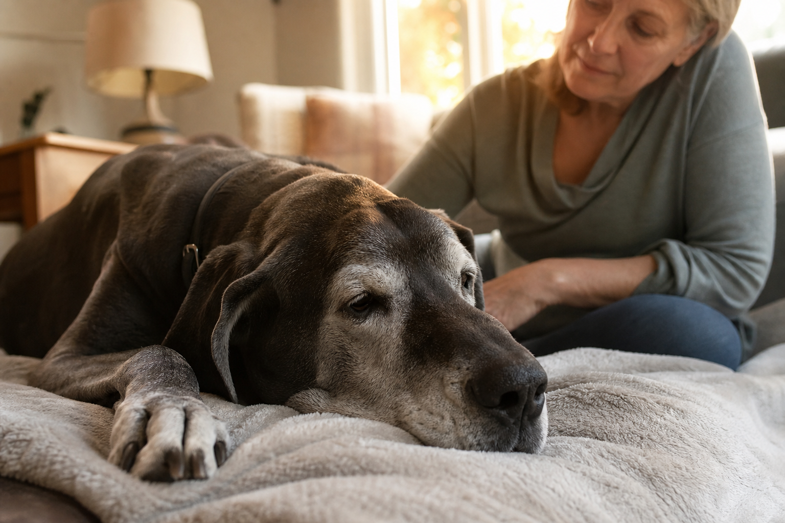 senior dog hospice