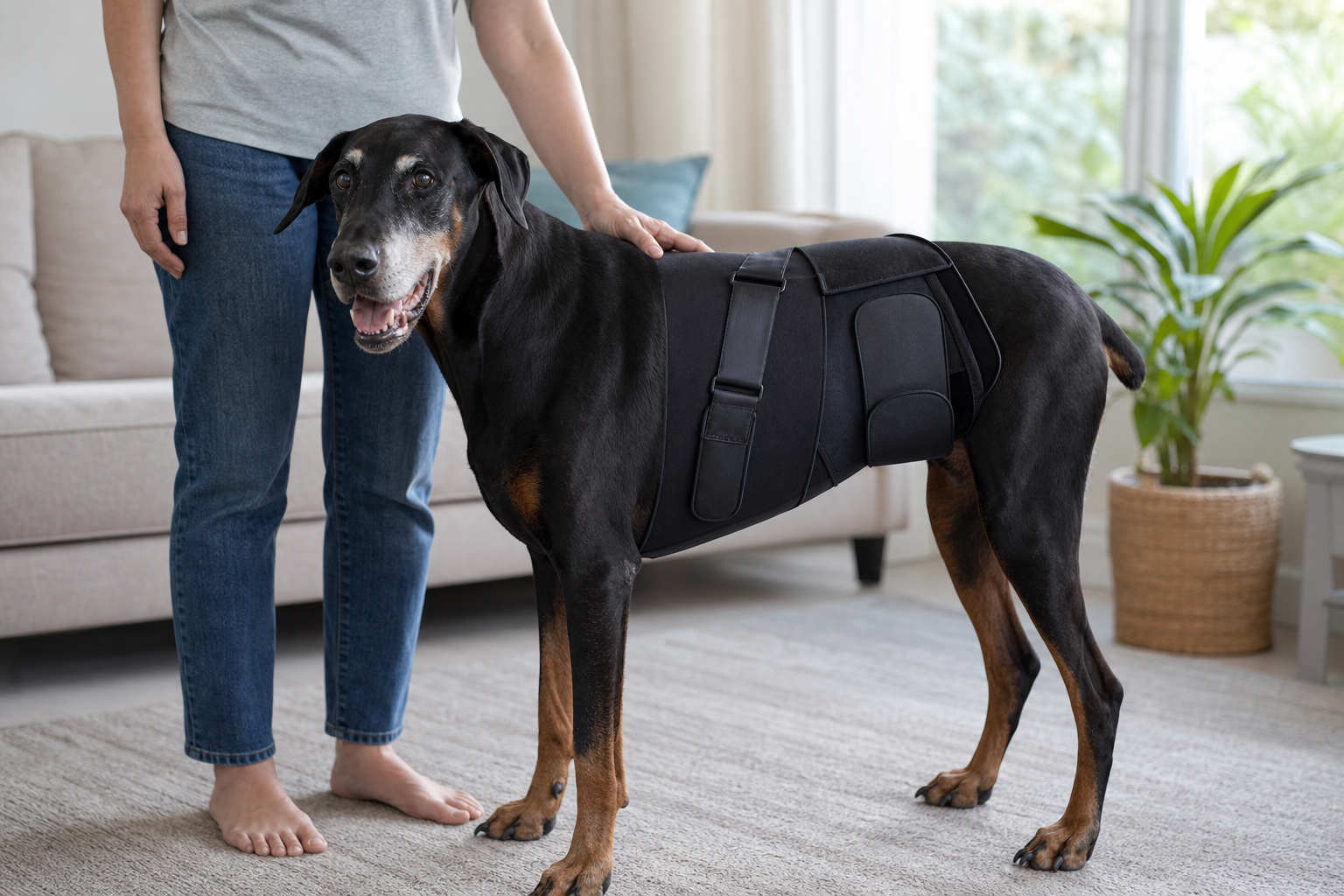 dog back brace