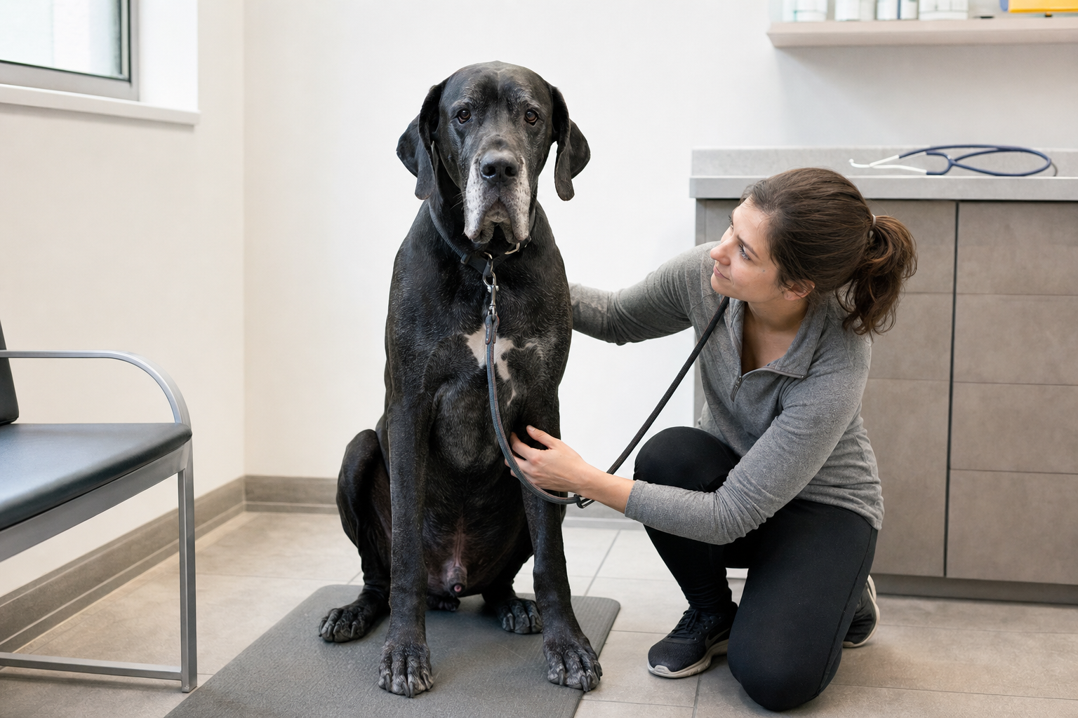 dog calm vet visit