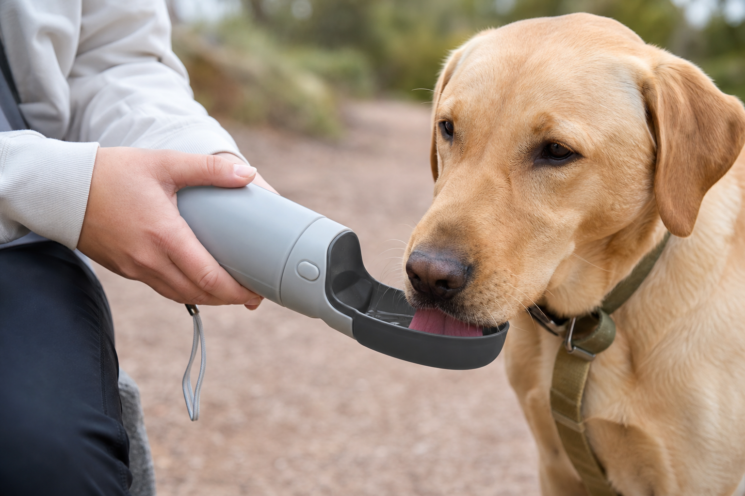 portable dog water bottle