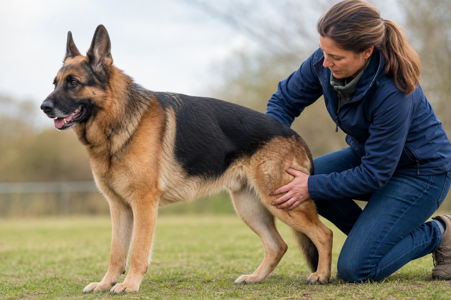 German Shepherd hip dysplasia