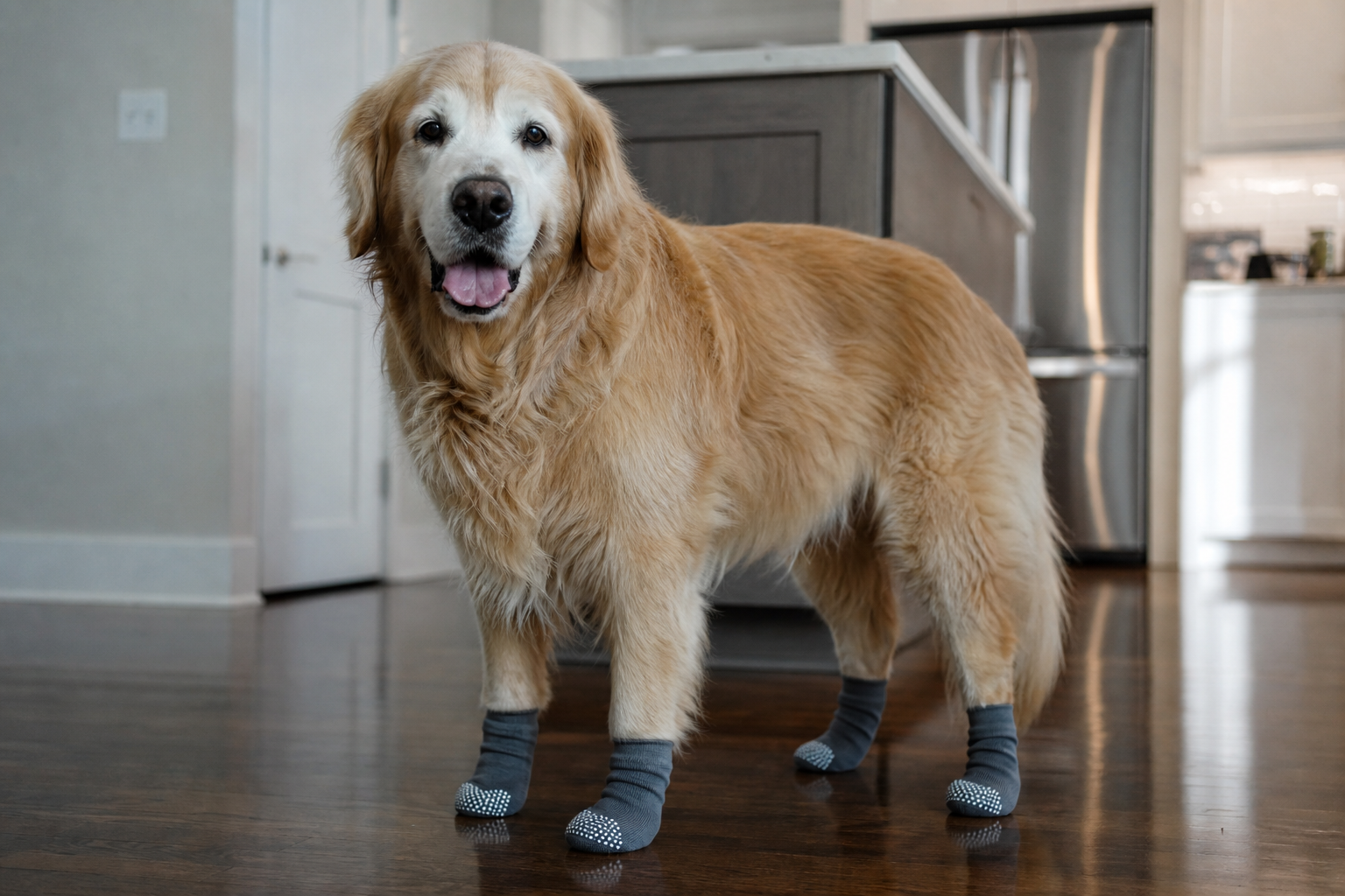 anti slip dog socks