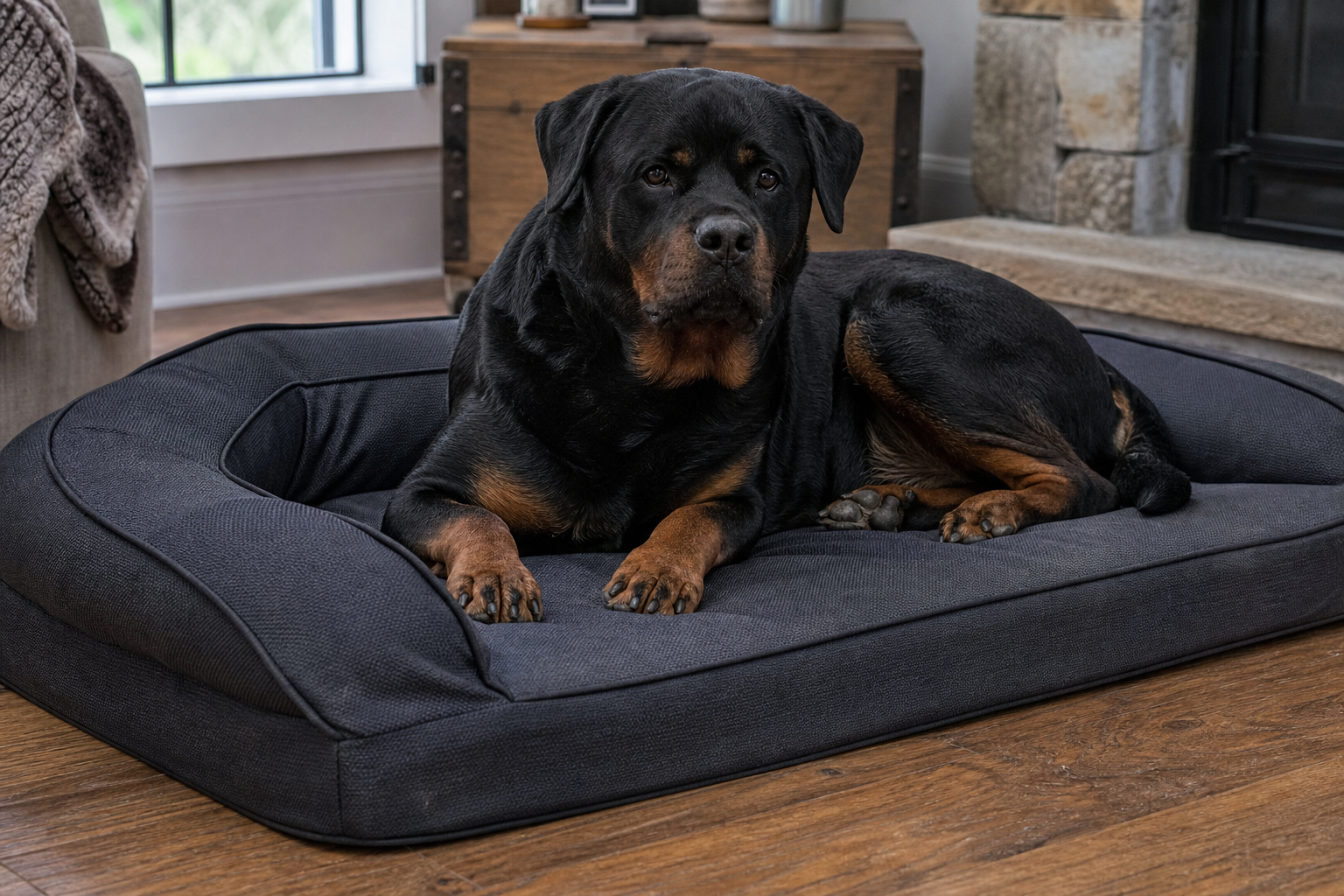 indestructible dog bed
