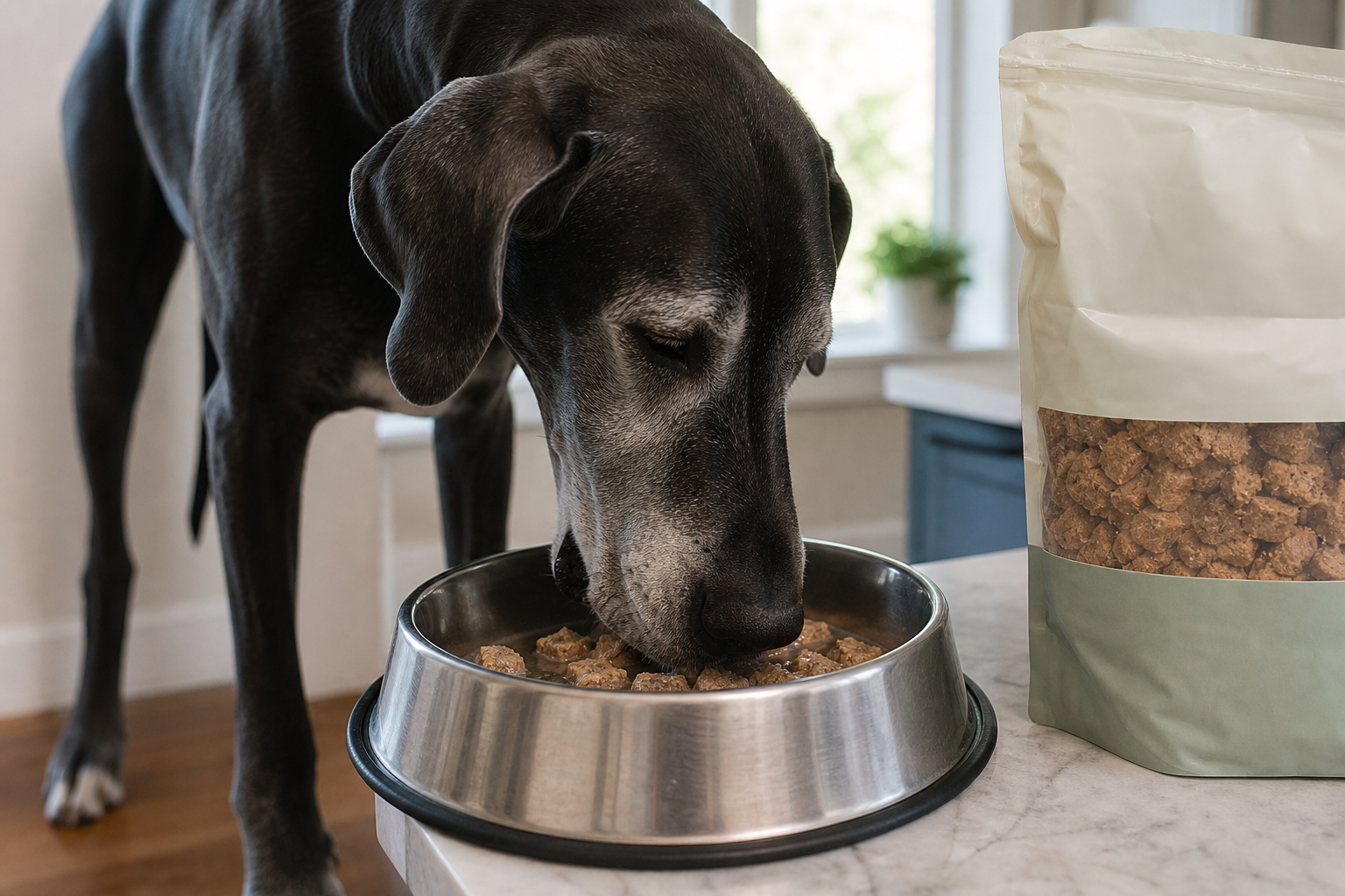 freeze dried dog food large breeds