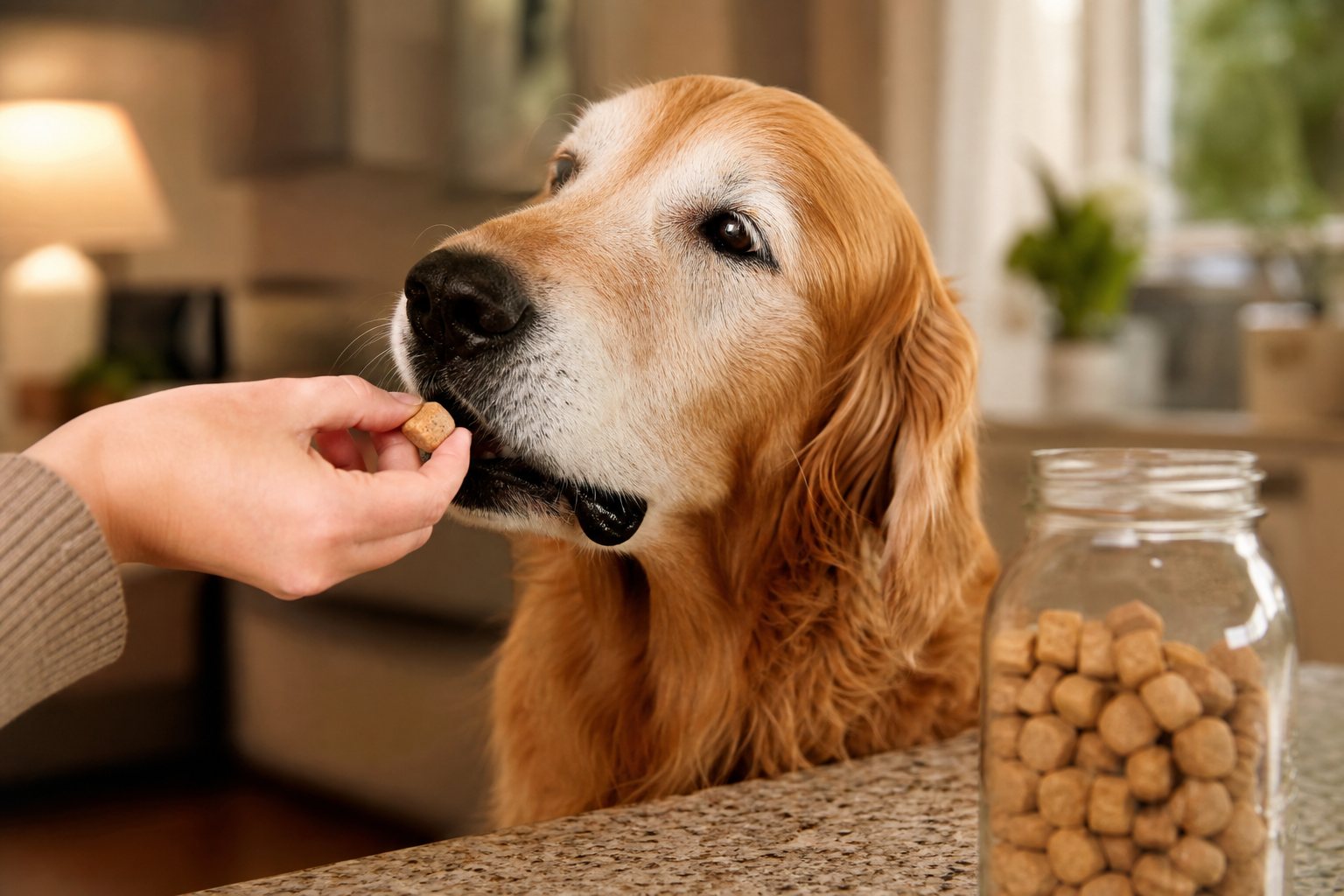 low calorie senior treats large breeds