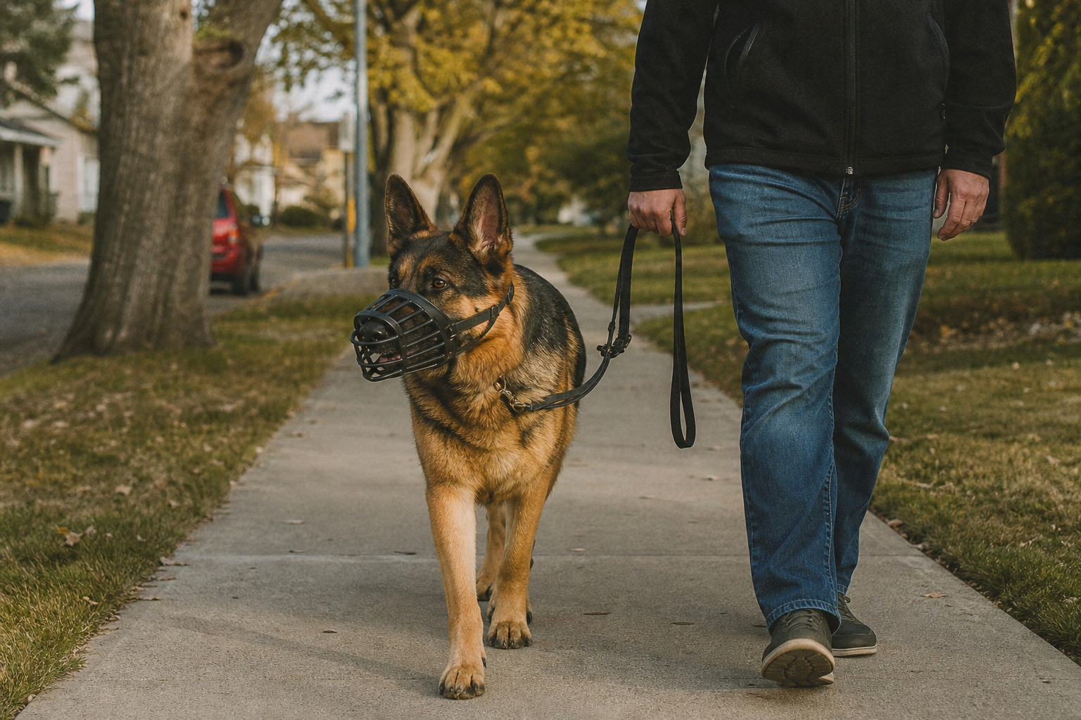 dog muzzle large breeds