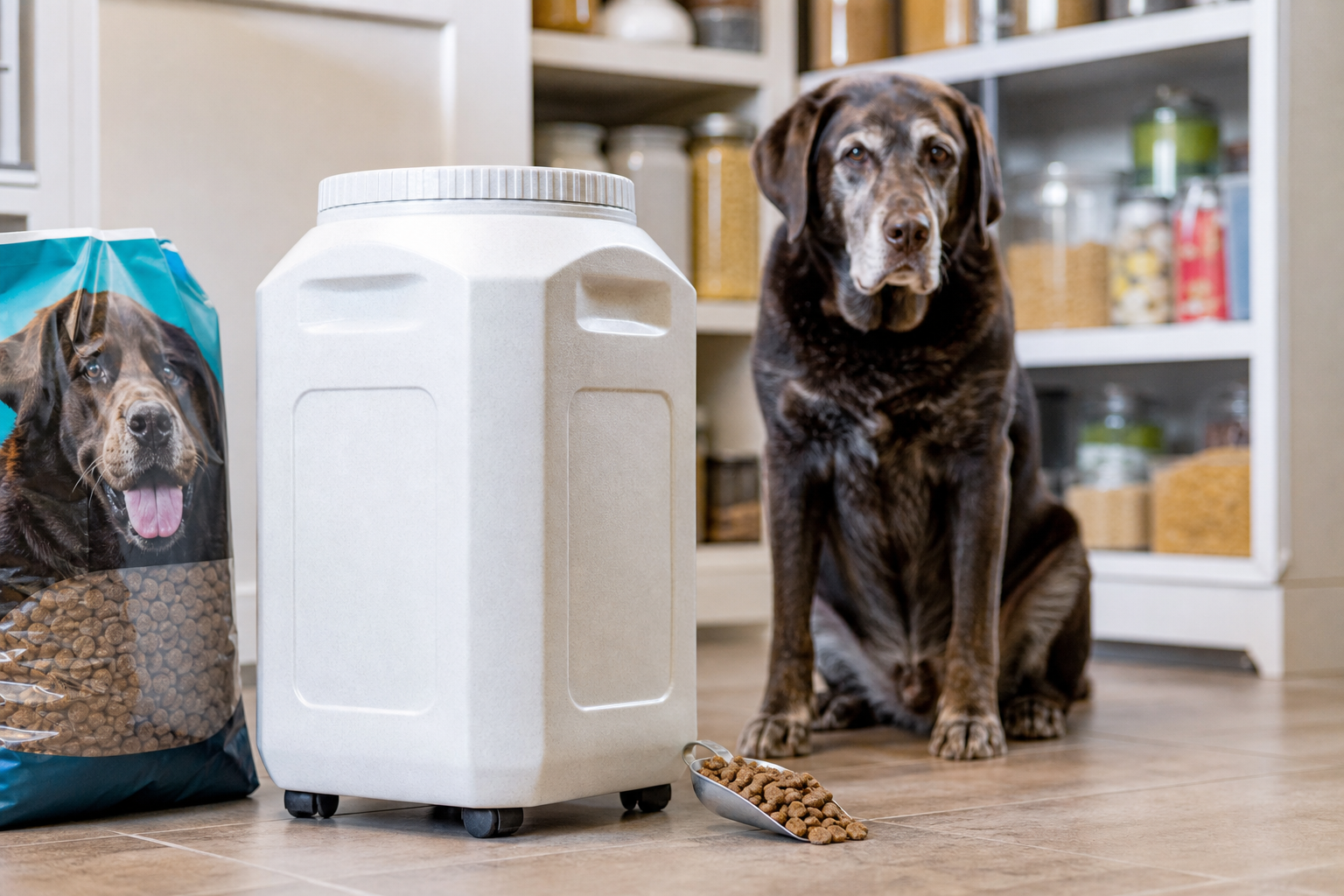 dog food storage container large breeds