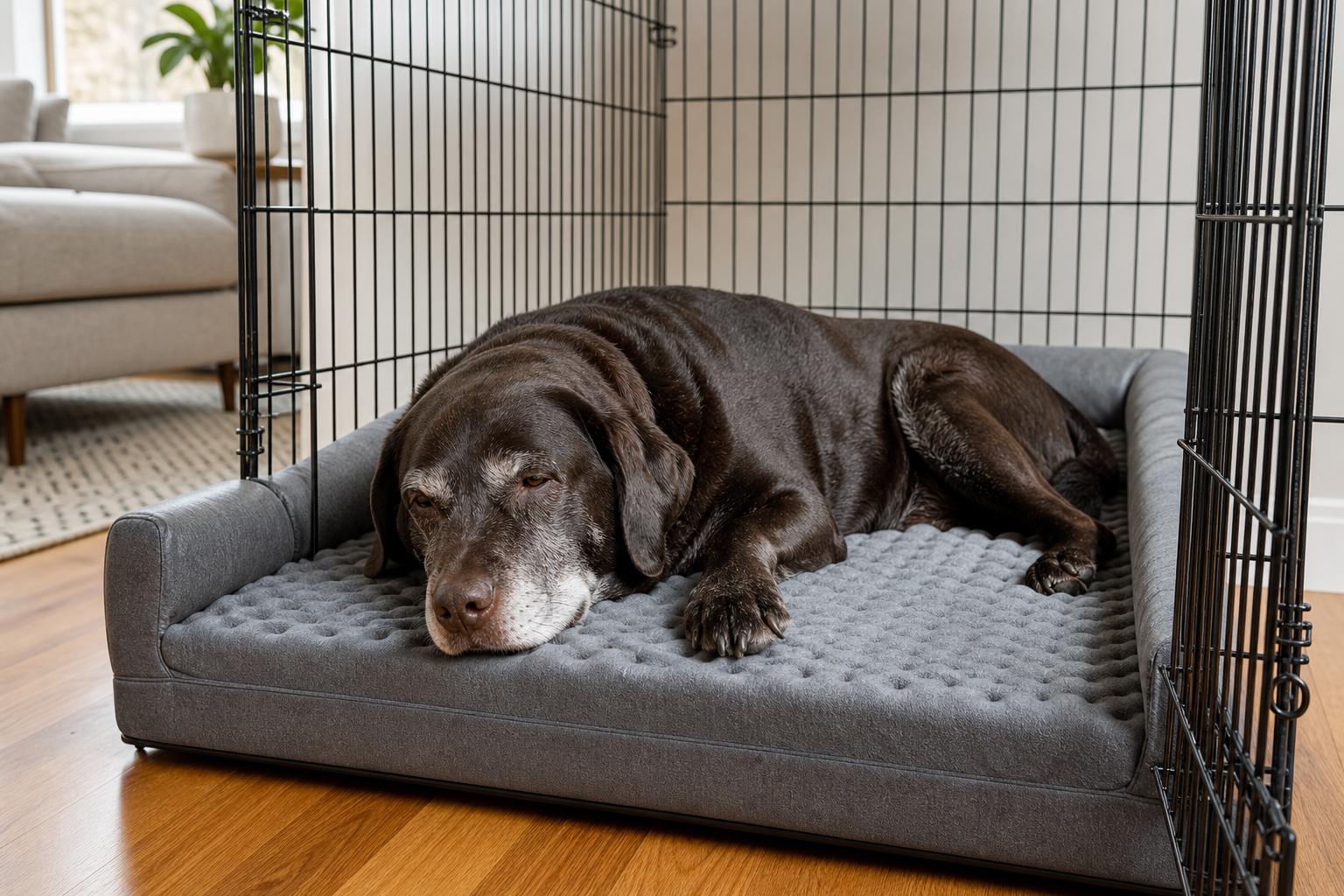 orthopedic crate pad large breeds